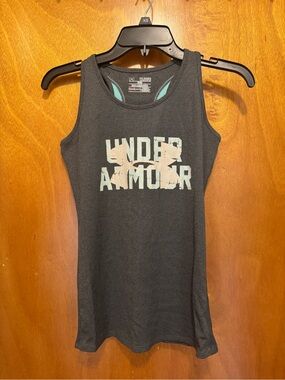 Under Armour Gray Tank Top—Girls Youth XL